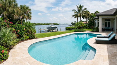 paver pool deck