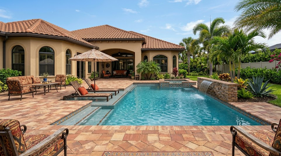 Paver deck · Suntree